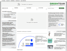 Tablet Screenshot of greenteamkft.hu